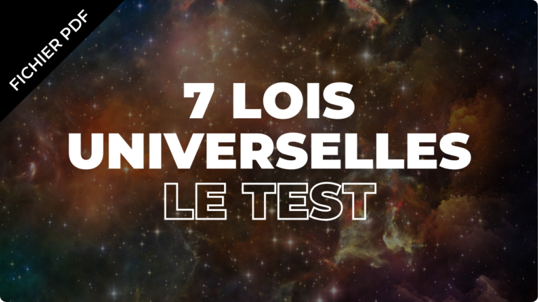 Lire la suite à propos de l’article Le test – Les 7 lois universelles